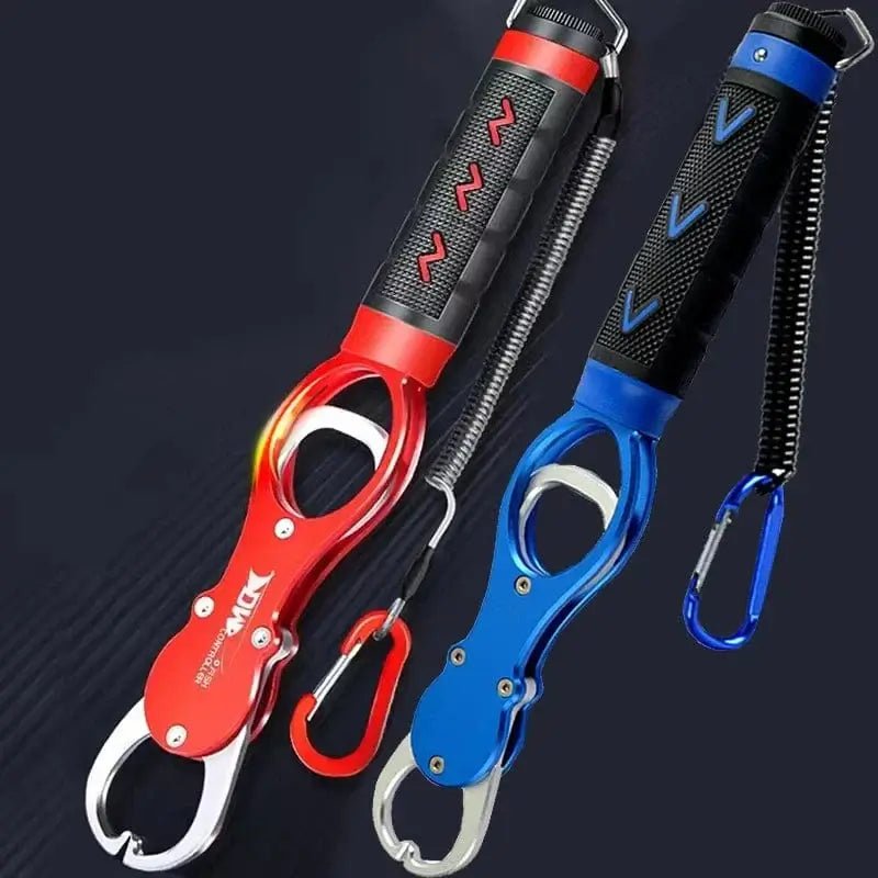 China China 1pc Fishing Gripper Lip Grippers Fishing Fish Grabber Tool Lip Clamp With Weight Scale Anti-Rust For Beginner Fishing Enthusiast