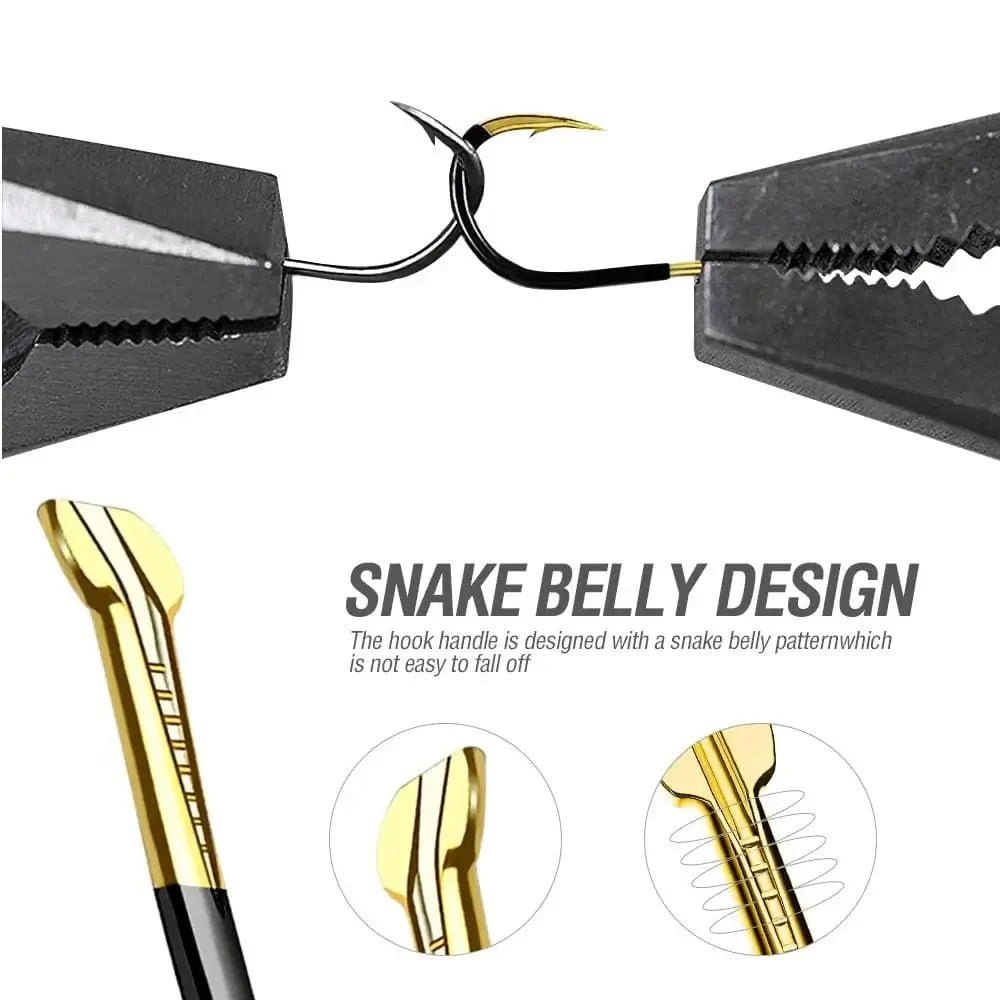 China China 20 pcs Fishing Hook Single Fishhook Fishing Accessories Supplies Lures Carp Fishing Tackle Barbed Colored Tungsten Alloy