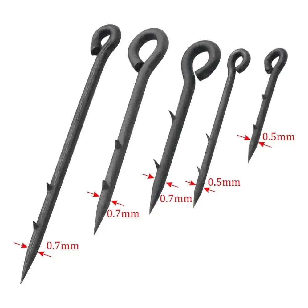 China China 20pcs Carp Fishing Accessories Pop Up Boilie Bait Stings Live Bait Maggot Needle Pin Stinger With Barbs For Carp Hair Rig Tackle