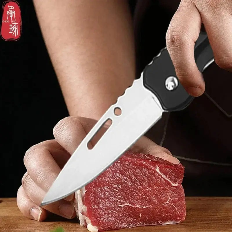 China China 2PCS Boning Knife Set Kitchen Butcher Knife with Folding Fruit Knife Meat Cleaver Cooking BBQ Chef Knife Kitchen Accessories