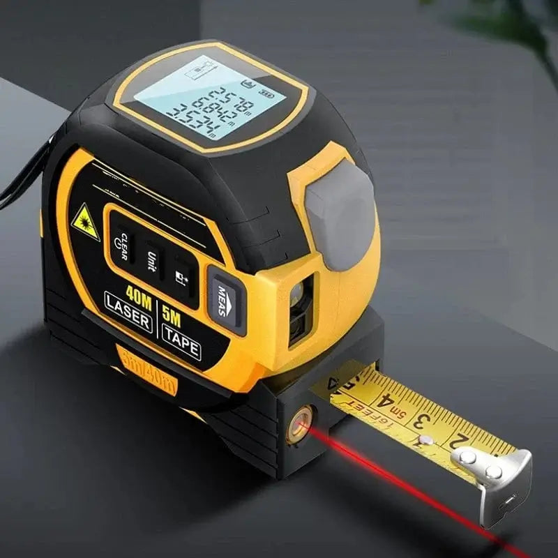 China China 3In1 Laser Tape Measure Laser Rangefinder High-precision Digital Laser Tape Range Finder Measure Tool Measuring Instrument Level