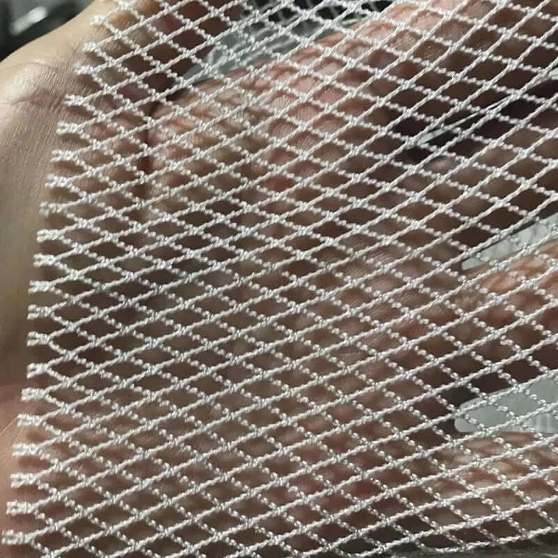 China China 3mm-5mm Mesh Semi-Finished Knotless Nylon Fishing Net Outdoor Fishing Network for Cage Breeding Net Trawl Net Fishing Tool