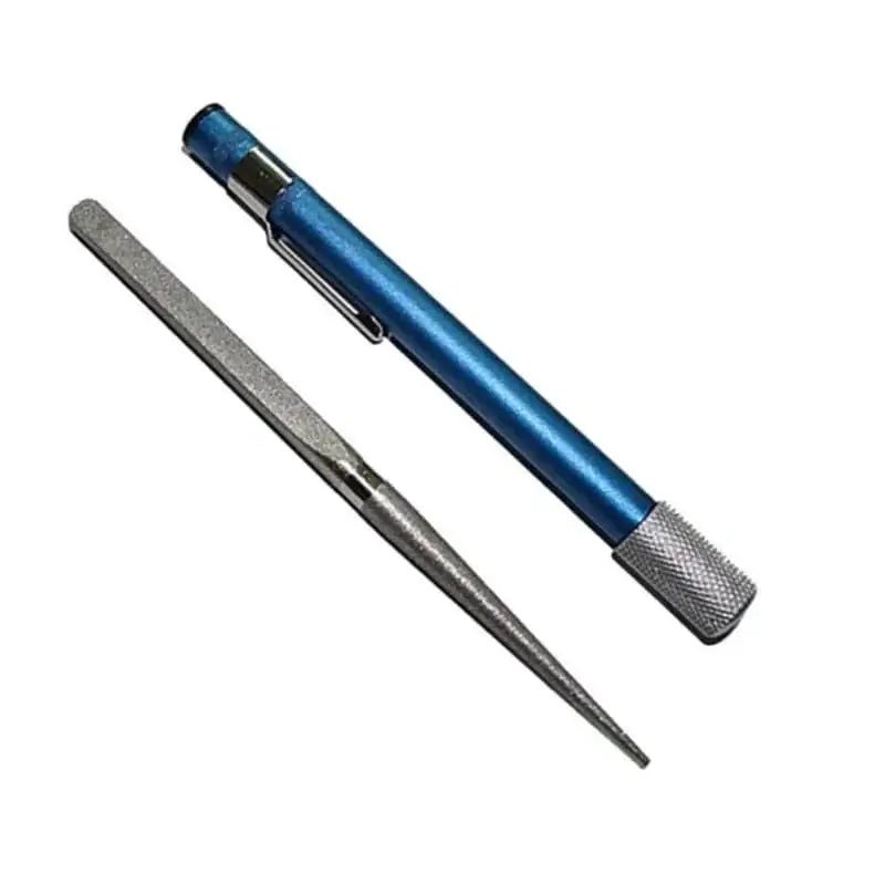 China China 4-Double Head / One SIze Hot Sale Fishing Hook Sharpener Pen Sharpener High Quality Outdoor Tool Diamond Pen shaped Knife Sharpener New Arrivals