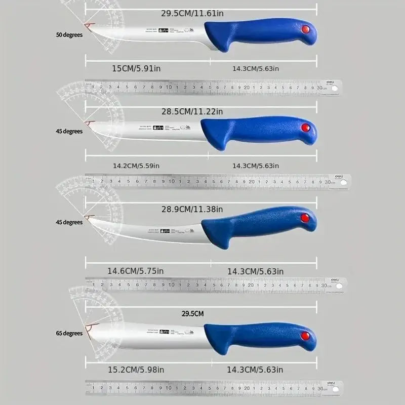 China China 4 Piece Knife Set 1-4PCS Kitchen Boning Knife Stainless Steel Butcher Knife Professional Sharp Kitchen Cooking Meat Knife Chef Knife M9195