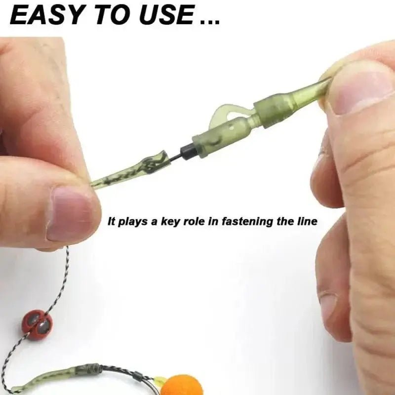 China China 40pcs 40PCS/lot Carp Fishing Accessories Lead Clip Quick Change Swivel Tail Rubber Anti Tangle Sleeves for Carp Rigs Fishing Tackle