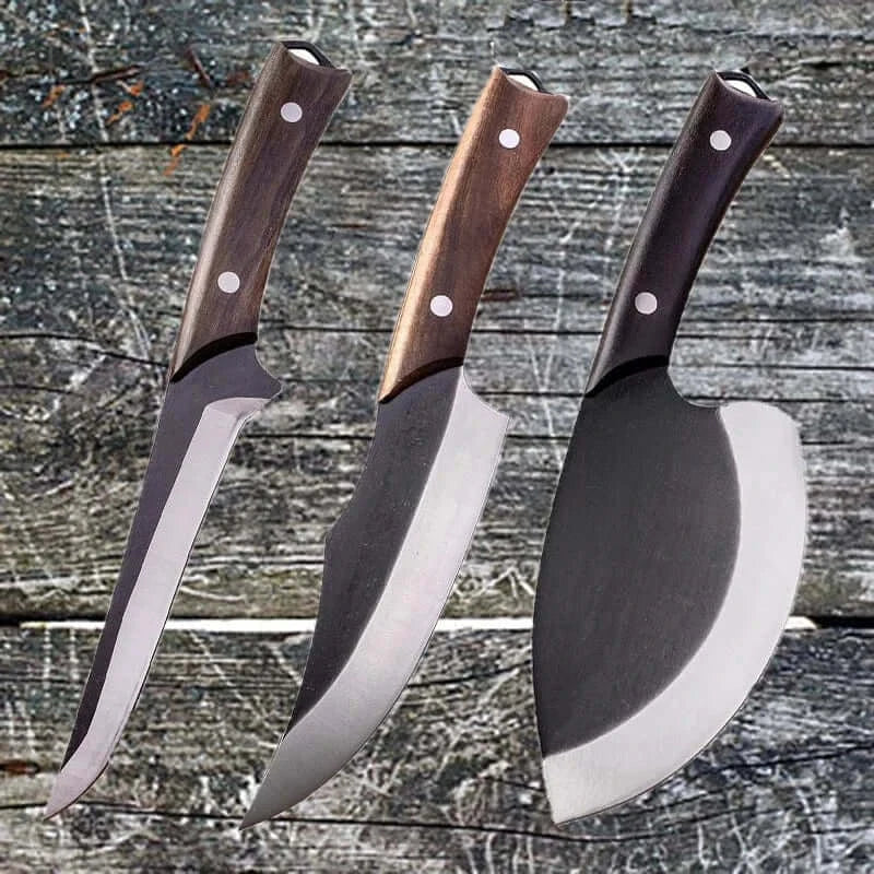 China China 4Cr14mov Steel Boning Knives Non Stick Butcher Knife Sets Boning Knife Sets Fish Slicing Knives Chef's Cleaver Slaughter Tools