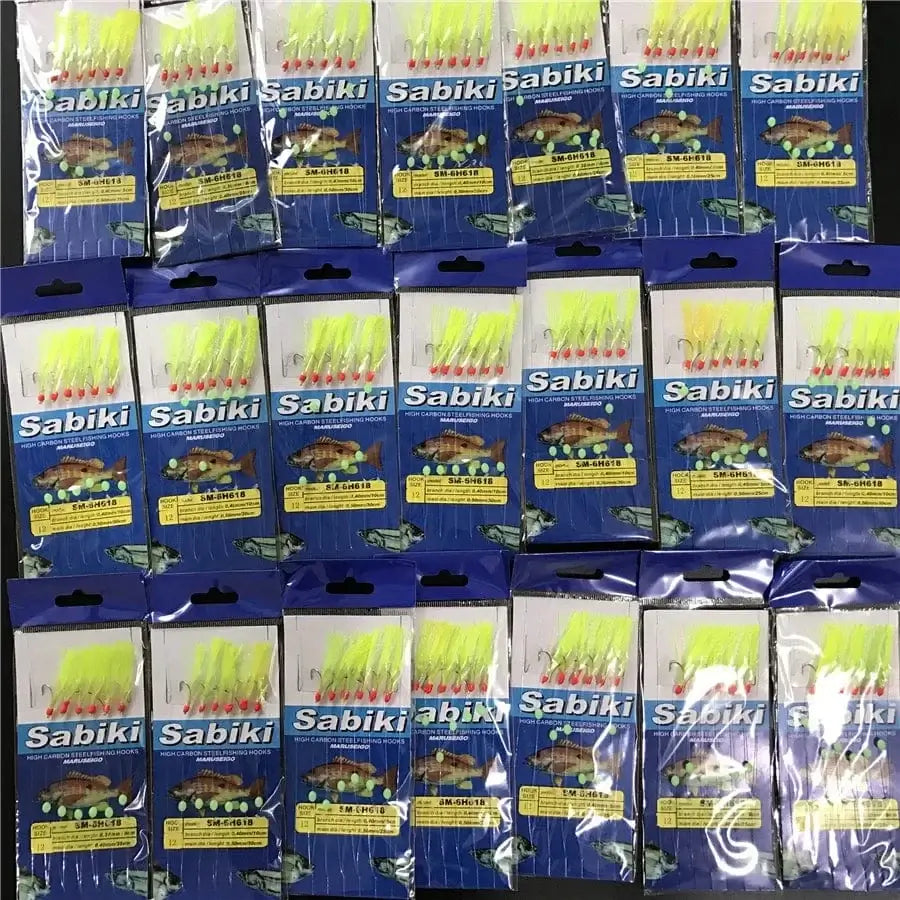 China China 5 bags fishing sabiki samodur ,fishing Mackerel hook ,herring hook sabiki rig hooks , Fishing lure bait hook Tackle Accessories