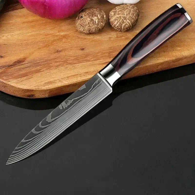 China China 5 in Cleaver Kitchen Knives High Stainless Steel Chef Knife Slicing Butcher Boning Knife Cleaver Meat Vegetables Fruit Fish Filleting Knife