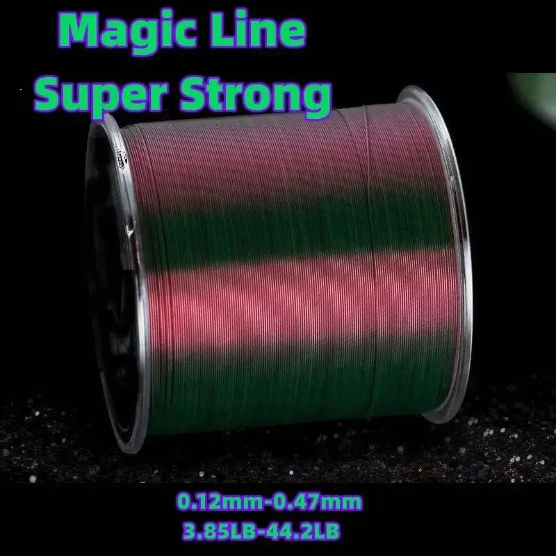 China China 500m Color Changing Fishing Line Fluorocarbon On Monofilament Nylon Sea Fresh Water Carp Wire Leader Line Fishing Equipment