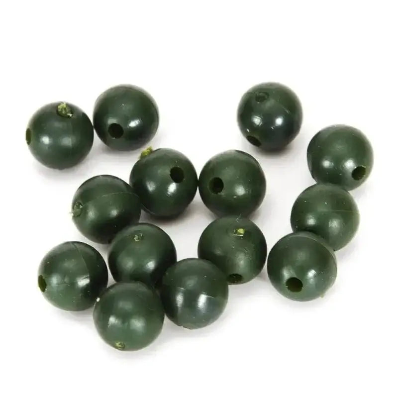 China China 50Pcs/Set Rubber Pearl Fishing Bean Rig Accessories 8mm 6mm Round Carp Rubber Beads Fishing Tackle Carp Rigs tools
