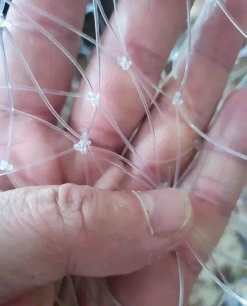 China China 53/60/85cm Double Line Fishing Net Head Handheld High-density Durable Nylon Fishing Net Practical Portable Outdoor Fishing Gears