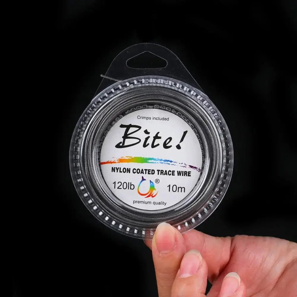 China China 5LB-200LB Wire Fishing Line Nylon Coated Trace Wire 7 Strands Steel Wire Front Leader Jigging Fish Line Sea Fishing Rigs Tackel