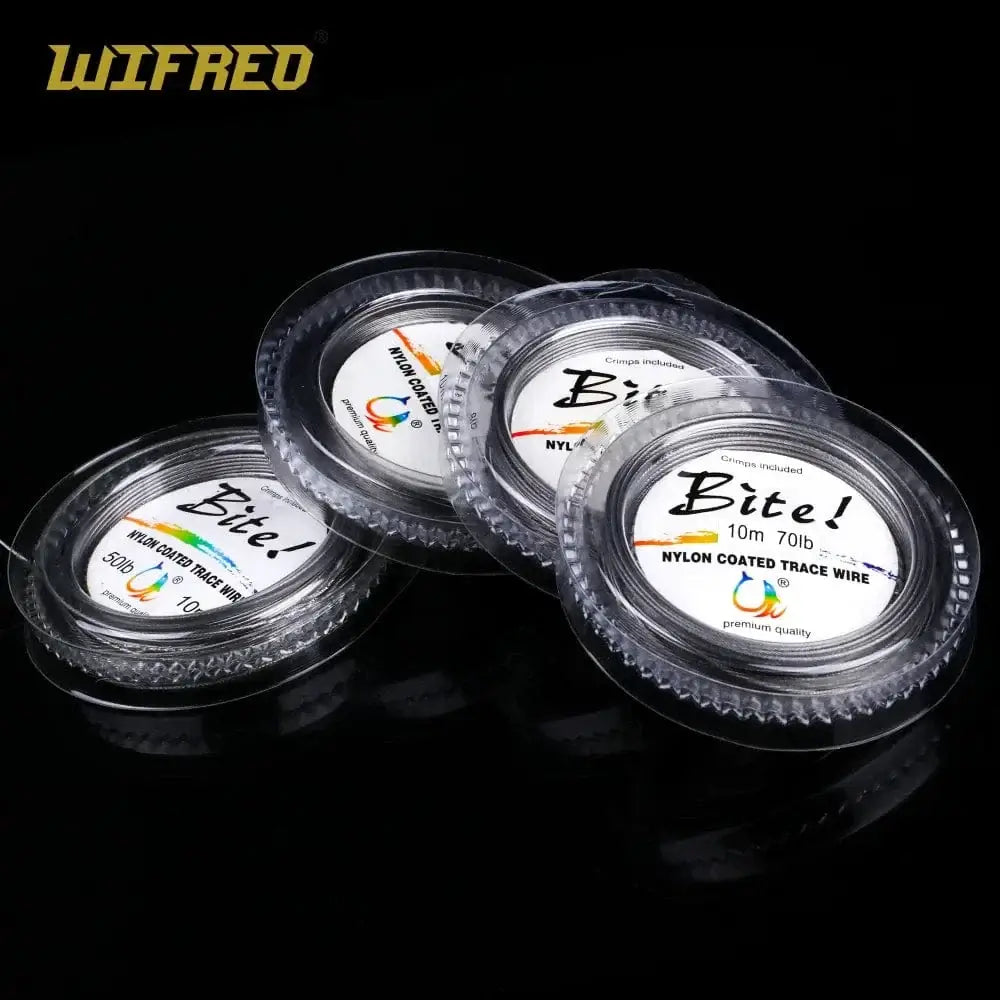 China China 5LB-200LB Wire Fishing Line Nylon Coated Trace Wire 7 Strands Steel Wire Front Leader Jigging Fish Line Sea Fishing Rigs Tackel