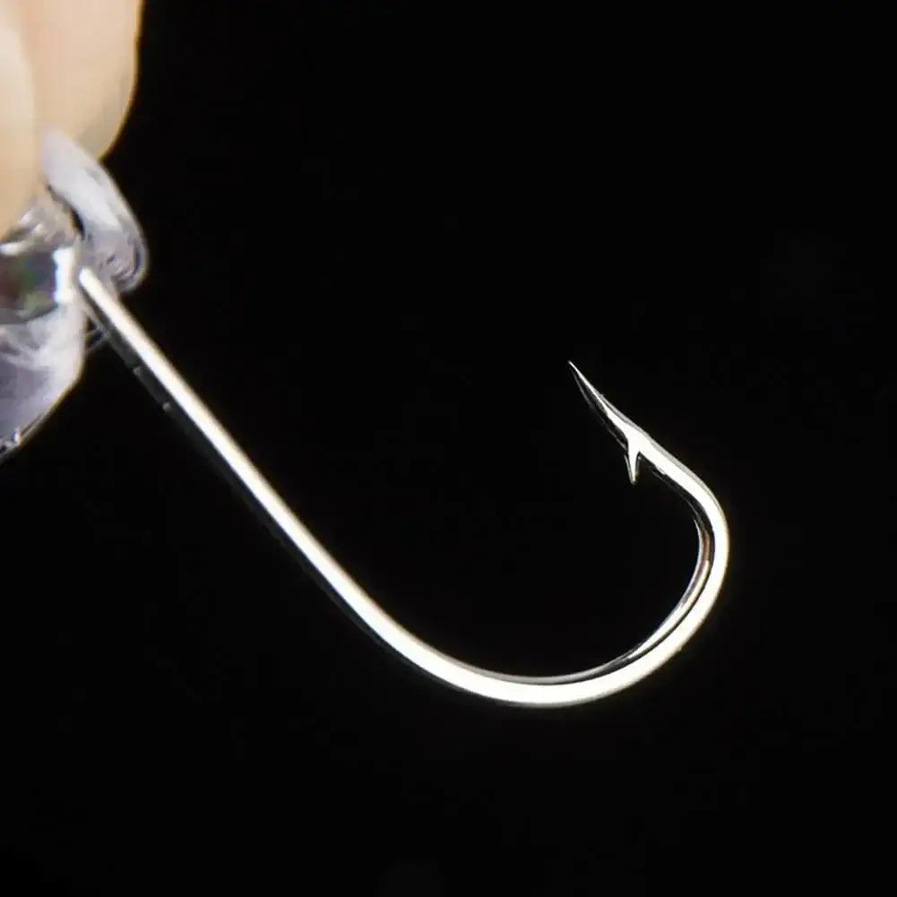 China China 5pcs Fishing Sabiki Samodur Rigs Baits Luminous Japan Luminous Glow Bead Feather Fish Skin String Hooks Saltwater Fish Supplies