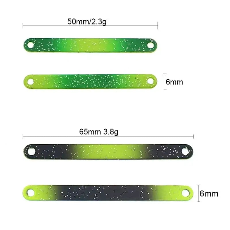 China China 5PCS PescaTrout Stick Ice Fishing Spoon 2.3g 3.8g Colorful Spoon Bait Copper Metal Fishing Lure For Trout Pike Perch