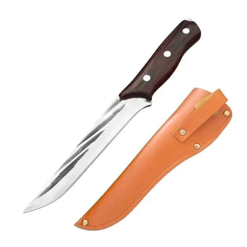 China China 6-inch Boning Knife 1 Barbecue Knife Wood Handle Kitchen Knives Chef Hand Forged Blade Boning Knife Slicing Meat Fruit Fish Filleting Utility Knife