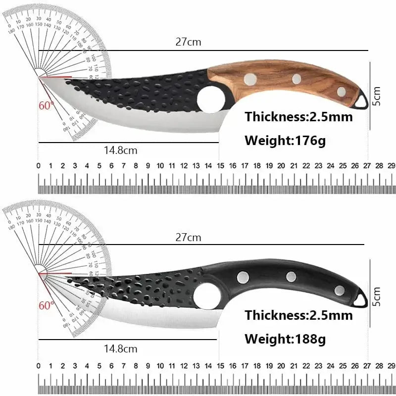 China China 6 inch Boning Knife Handmade Forged Cleaver Chef Knives Butcher Kitchen Knife Full Tang Handle Fishing Knife Gift Knife Cover