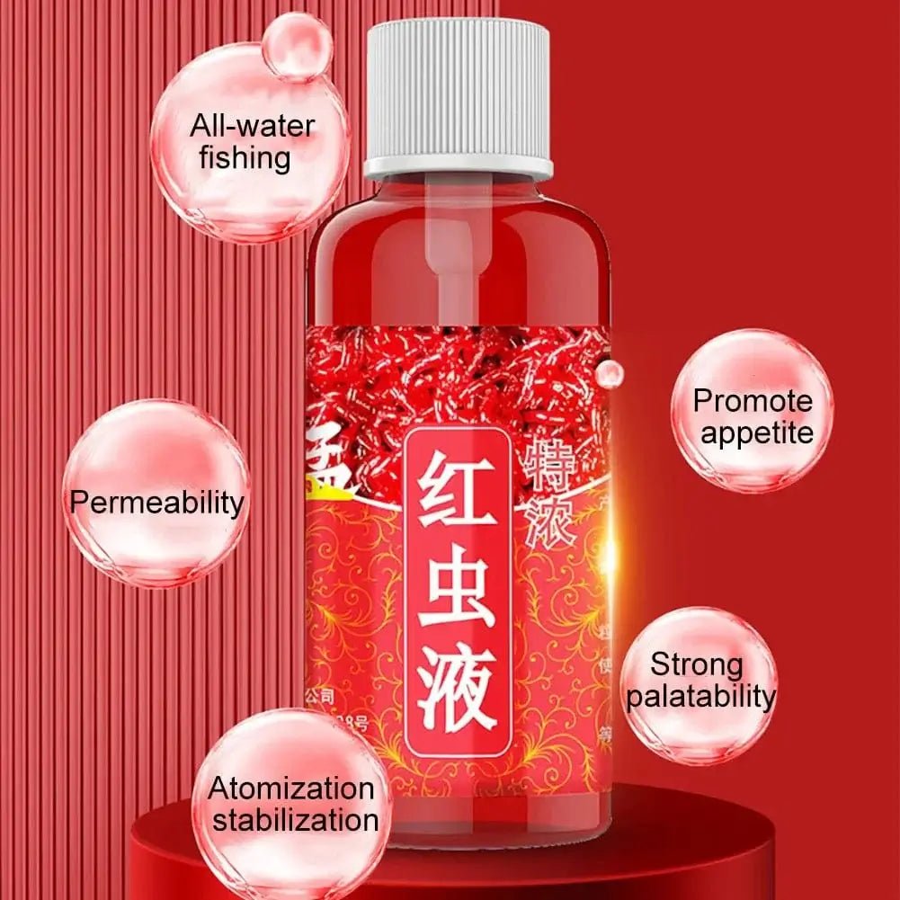 China China 60ML Liquid Blood Worm Scent Fish Attractant Concentrated Red Worm Liquid Fish Bait Additive Perch Catfish Fishing Accessories
