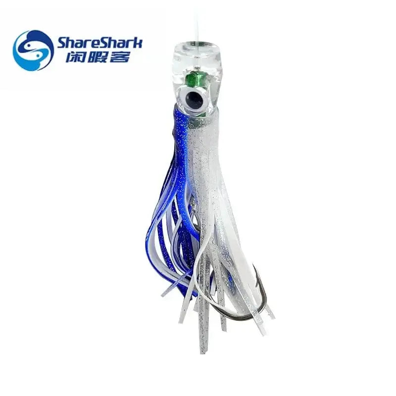 China China 6PCS/bag Trolling Sea Fishing Marlin Tuna Mahi Dolphin Durado Wahoo Shark Skirted Deep Sea Fishing Lure Set