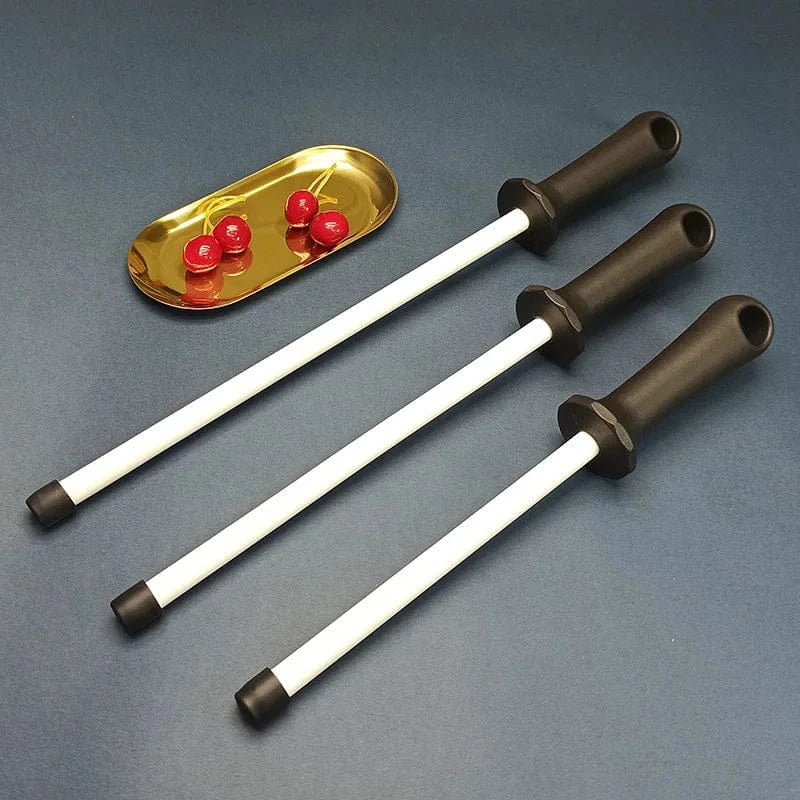 China China 8/10/12 Inch Professional Ceramic Knife Sharpener Rod Durable Knife Grinder With Non-Slip Handle Kitchen Knife Sharpening Blade
