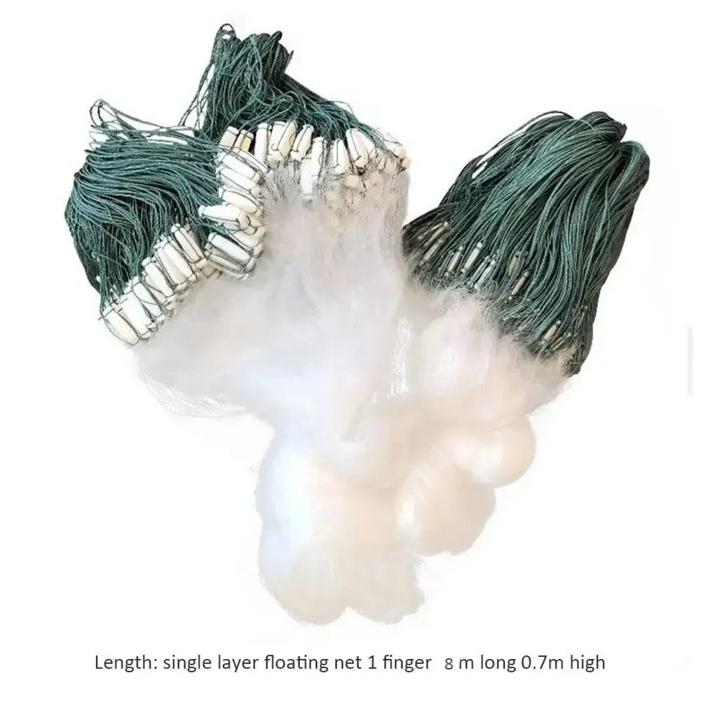 China China 8/15/20/25M Nylon Hand Cast Fish Network Fishing Net Fish Mesh Trap Monofilament Netting Tackle Tool Accessories