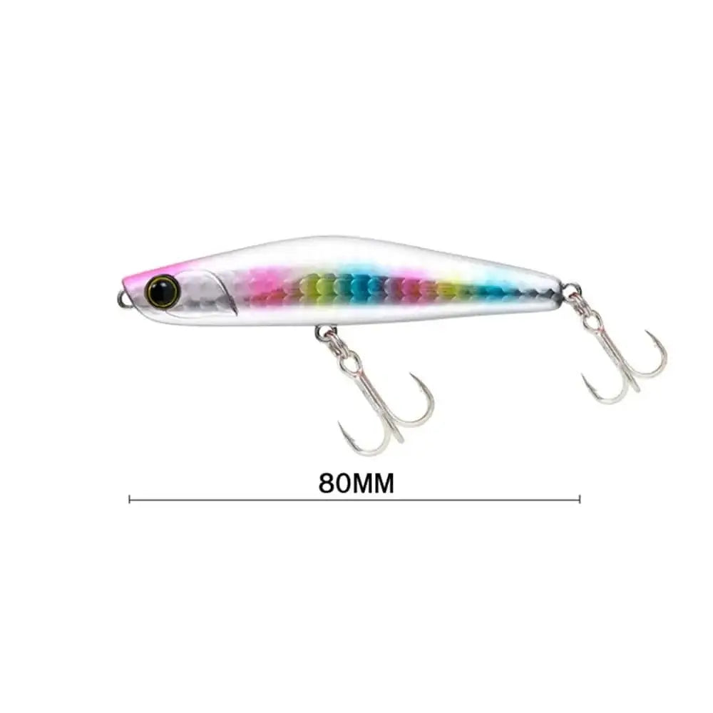 China China 8cm 18g Fishing Lure Pencil Wobbler Lure Yoichi 99 Super Long Cast Slow Sinking Jerkbait Swimbait Artificial Hard Bait Bass Bait