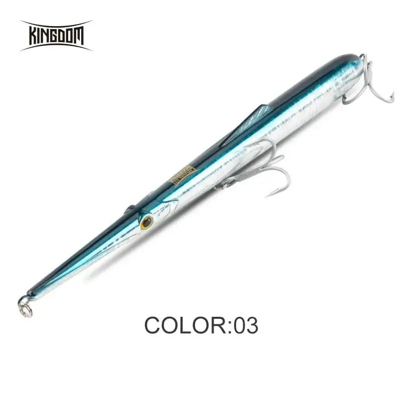 China China 9507-03 / 130mm 13g Sinking Kingdom Sinking Floating Fishing Lures Pencil Hard Wobblers Artificial Baits 11g 13g 30g 40g Fishing Accessories Saltwater Lures