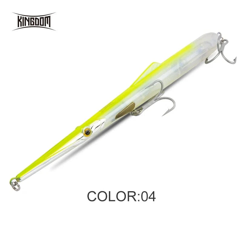 China China 9507-04 / 130mm 11g Floating Kingdom Sinking Floating Fishing Lures Pencil Hard Wobblers Artificial Baits 11g 13g 30g 40g Fishing Accessories Saltwater Lures