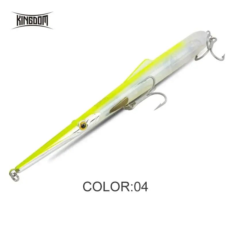 China China 9507-04 / 130mm 13g Sinking Kingdom Sinking Floating Fishing Lures Pencil Hard Wobblers Artificial Baits 11g 13g 30g 40g Fishing Accessories Saltwater Lures
