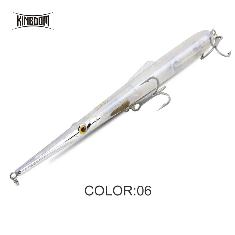 China China 9507-06 / 130mm 11g Floating Kingdom Sinking Floating Fishing Lures Pencil Hard Wobblers Artificial Baits 11g 13g 30g 40g Fishing Accessories Saltwater Lures