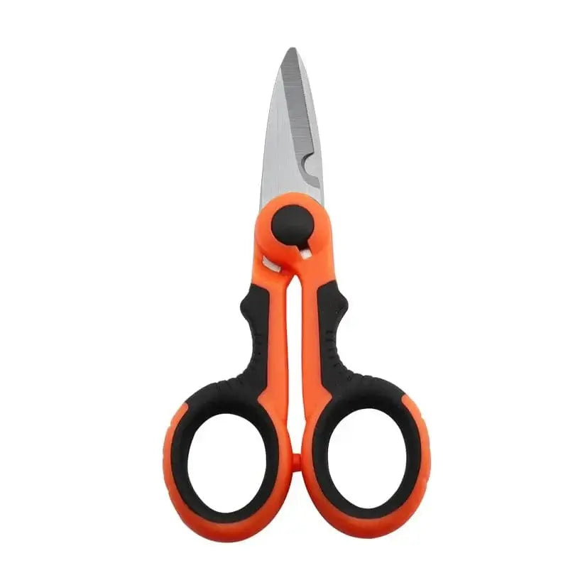 China China A 420 Stainless Steel Fishing Scissor Accessories Electrician Portable Scissors Plier Cut PE Braid Line Lure Carp Fishing Tools