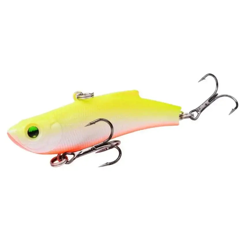 China China A Aorace 1Pc Winter Ice Fishing Lure 7cm/18g Sinking Isca Artificial Rattlin Vibration VIB Hard Bait Crankbait Treble Hooks Tackle
