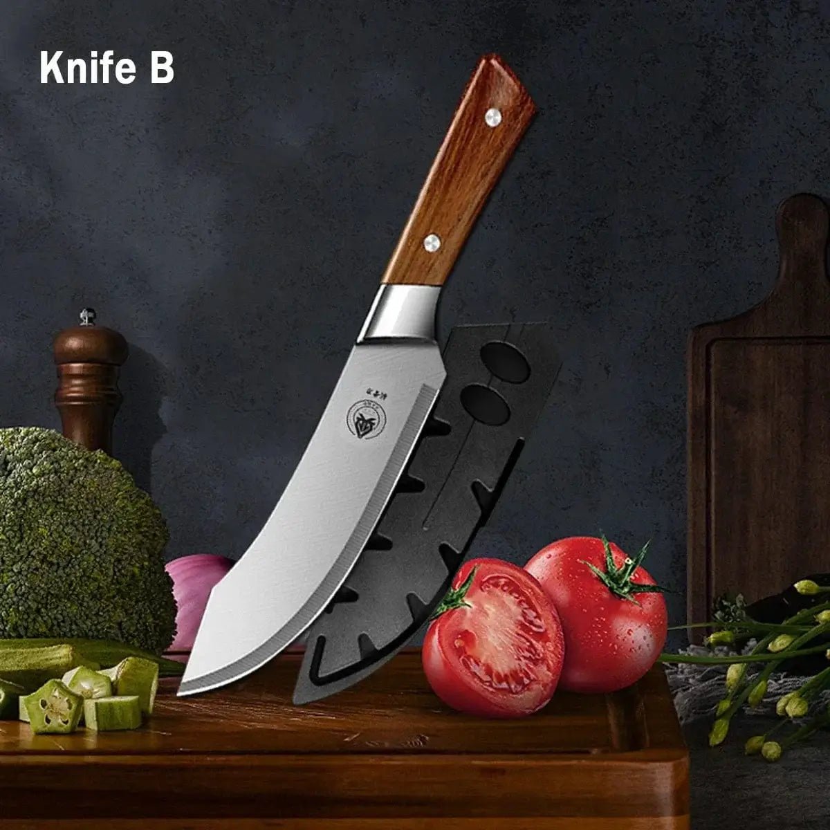 China China A Kitchen Knife Chef Pig Killing Knife Multi-Purpose Meat Cleaver Butcher Knife Stainless Steel Kitchen Knives and Accessories