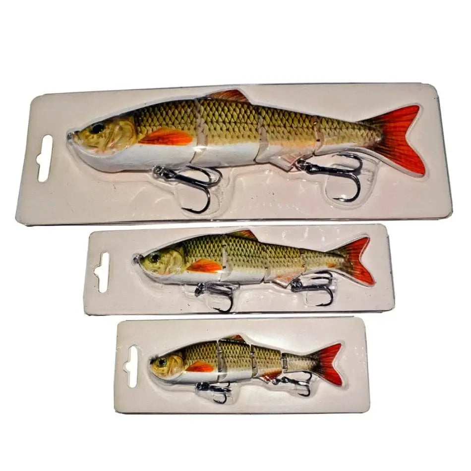 China China Abziyat Fishing Lures 4section Hard Tail Minnow Lure Swimbait Crankbait Fishing Tool Hunting Ice Fishing Bait Lifelike Fish