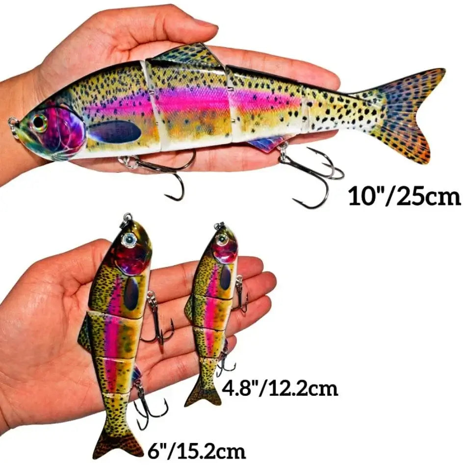 China China Abziyat Fishing Lures 4section Hard Tail Minnow Lure Swimbait Crankbait Fishing Tool Hunting Ice Fishing Bait Lifelike Fish