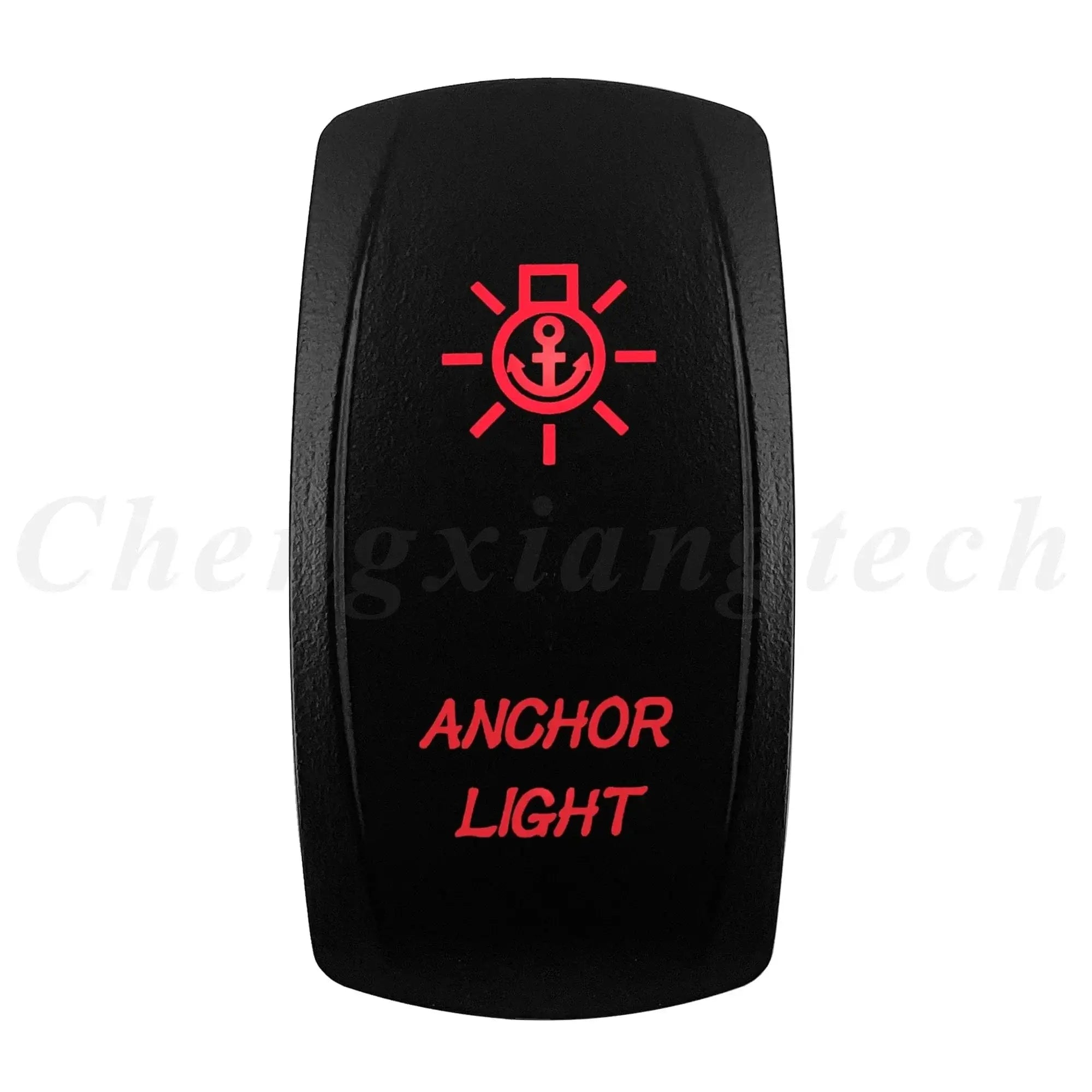 China China ANCHOR LIGHT Red Led Light Bar Car Boat Rocker Switch 12V/24V Marine Grade Toggle Switch SPST/DPDT for Polaris Jeep Autosteer Auto Machinery