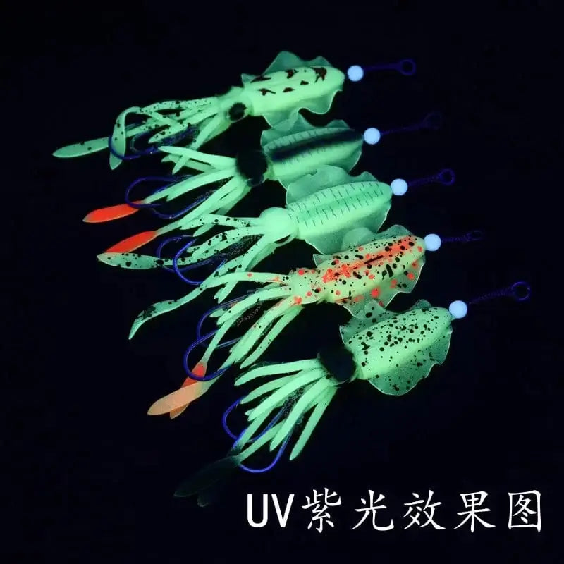 China China AS Soft Lure Squid Skirts Bait Fishing Lure Octopus Boat Sea Fishing PVC Rubber Artificial Soft Bait Fishing Trolling Leurre