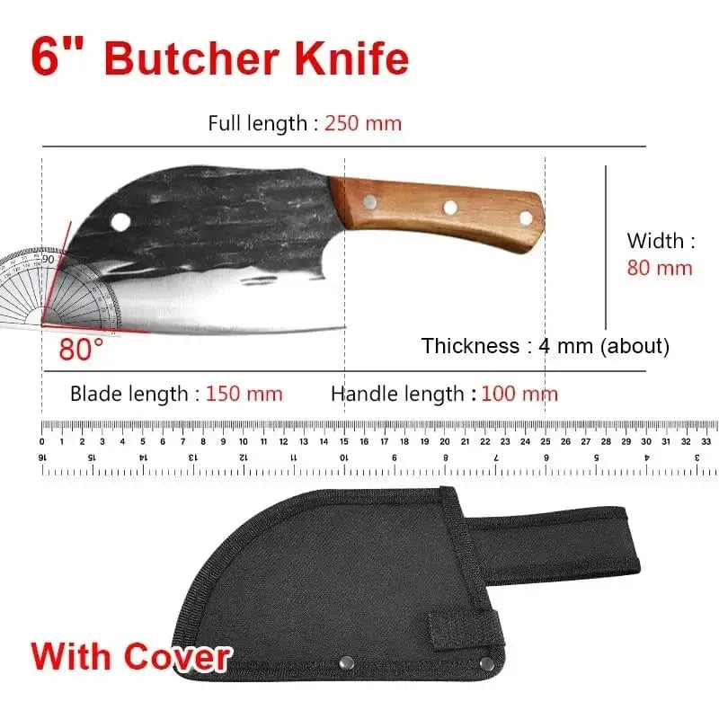 China China B Knife Utility Knife Slicing Fruit Fish Vegetable Meat Cleaver Kitchen Knives