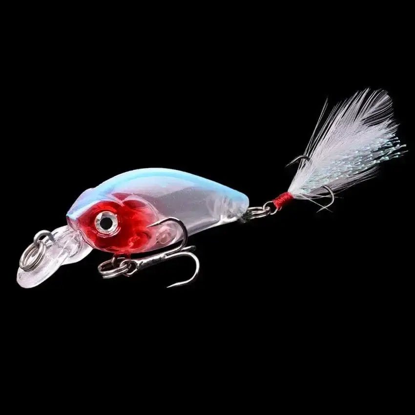 China China B2 1 PCS Minnow Fishing Lure 45mm 3.8g Crankbait Hard Bait Topwater Artificial Wobbler Bass Japan Fly Fishing Accessories