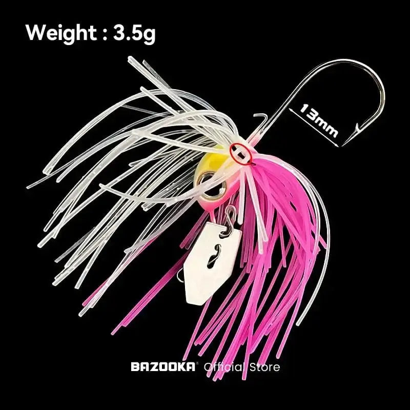 China China Bazooka Wire Bait Spinnerbait Fishing Lure Set Spinner Metal Hook Spoon Wobblers Artificial Bass Sequins Pike Carp Ice Winter
