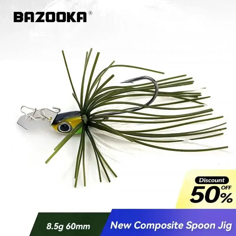China China Bazooka Wire Bait Spinnerbait Fishing Lure Set Spinner Metal Hook Spoon Wobblers Artificial Bass Sequins Pike Carp Ice Winter