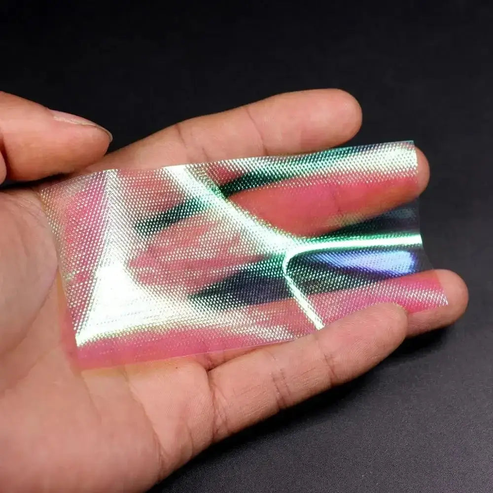 China China Bimoo 10pcs/20pcs Embossed Plastic Rainbow Fish Skin for Sabiki Rig Fly Tying Streamer Fly Tying Material