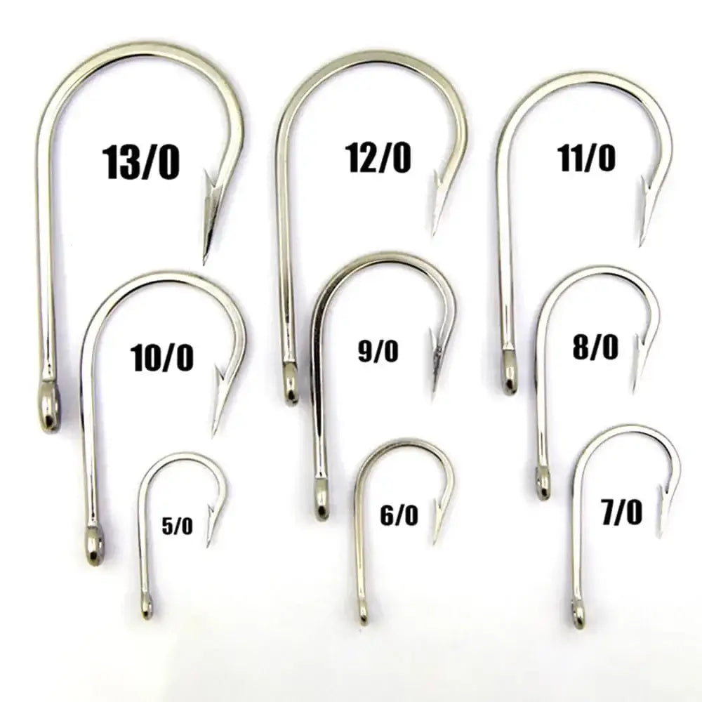 China China Bimoo 5/0 ~13/0 Stainless Steel Saltwater Fishing Hook Heavy Duty Hook For Big Game Fishing Chunking Jigging Tuna Shark Fishing
