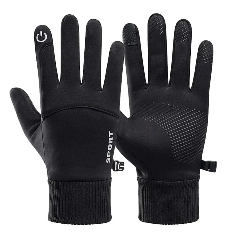 China China black 1 / XXL Winter Waterproof Men's Gloves Touchscreen Windproof Sports Fishing Driving Motorcycle Ski Non-slip Warm Cycling Women Gloves