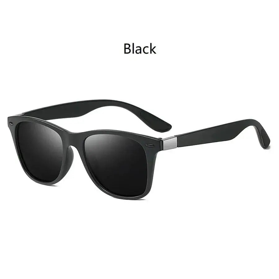 China China Black Fashion Vintage Square Unisex Driving Fishing Sunglasses Men Women Luxury Brand Designer Sun Glasses Anti-Glare Eyewear UV400