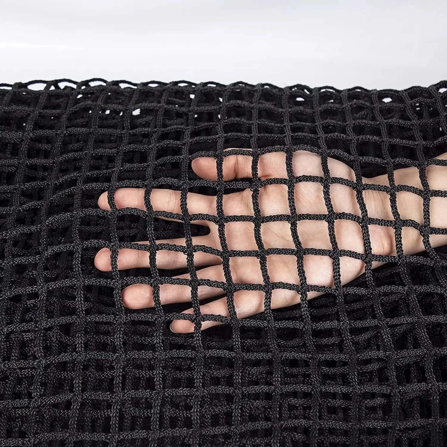 China China Black Soccer Backstop Net, Sports Practice Barrier Net,Solid Golf Ball Hitting Netting ,Garden Net Balcony Protection Safe Net