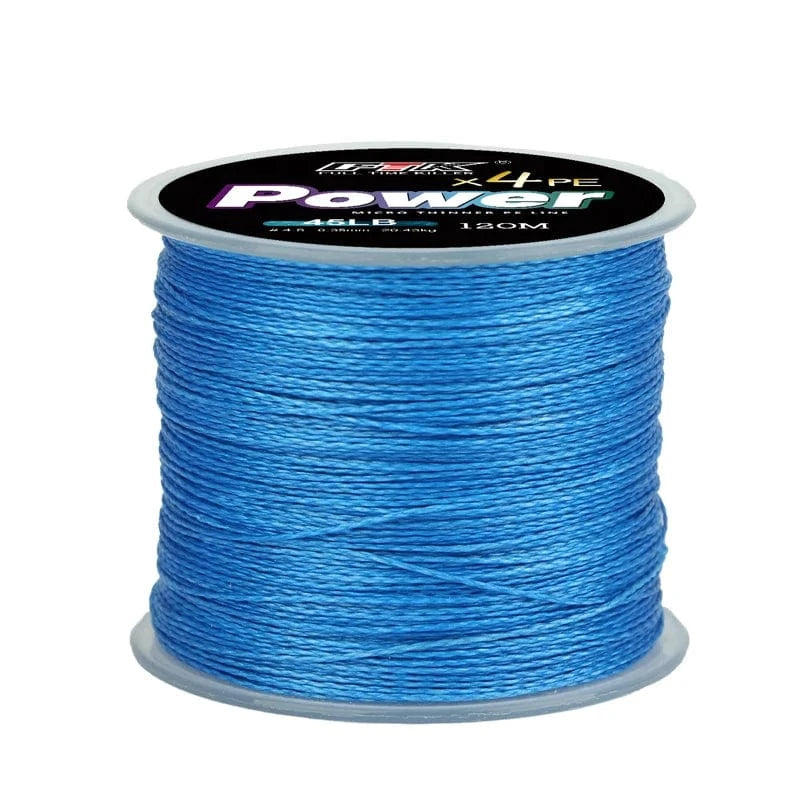 China China blue / 0.10MM-8LB FTK 4 Strands PE Braided Fishing Line Japan 120M Super Strong Lure Wire Multifilament Line 0.10MM-0.60MM 8LB-100LB