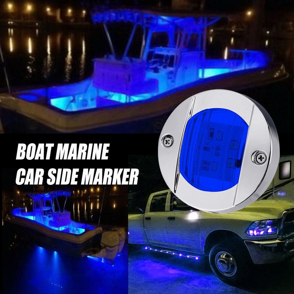 China China Boat Marine Lights Navigation Light Waterproof Marker Lamp For Truck RV Yacht Transom Anchor Stern DC 12V/24V 6LED Stern Light
