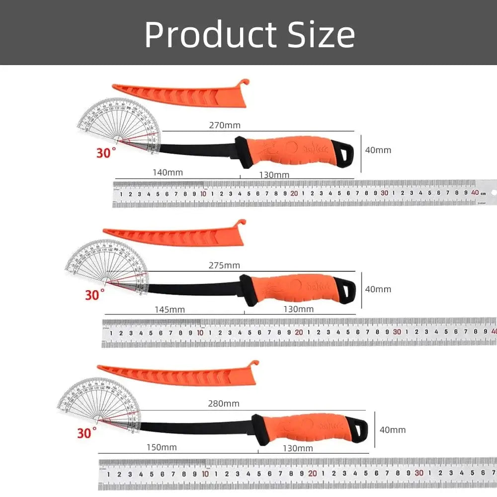 China China Boning Knife Fish Fillet 3-in-1 Kitchen Knives Japanese Chef Knifes Sashimi Fishing Knife Stainless Steel Coating Blade for Salt