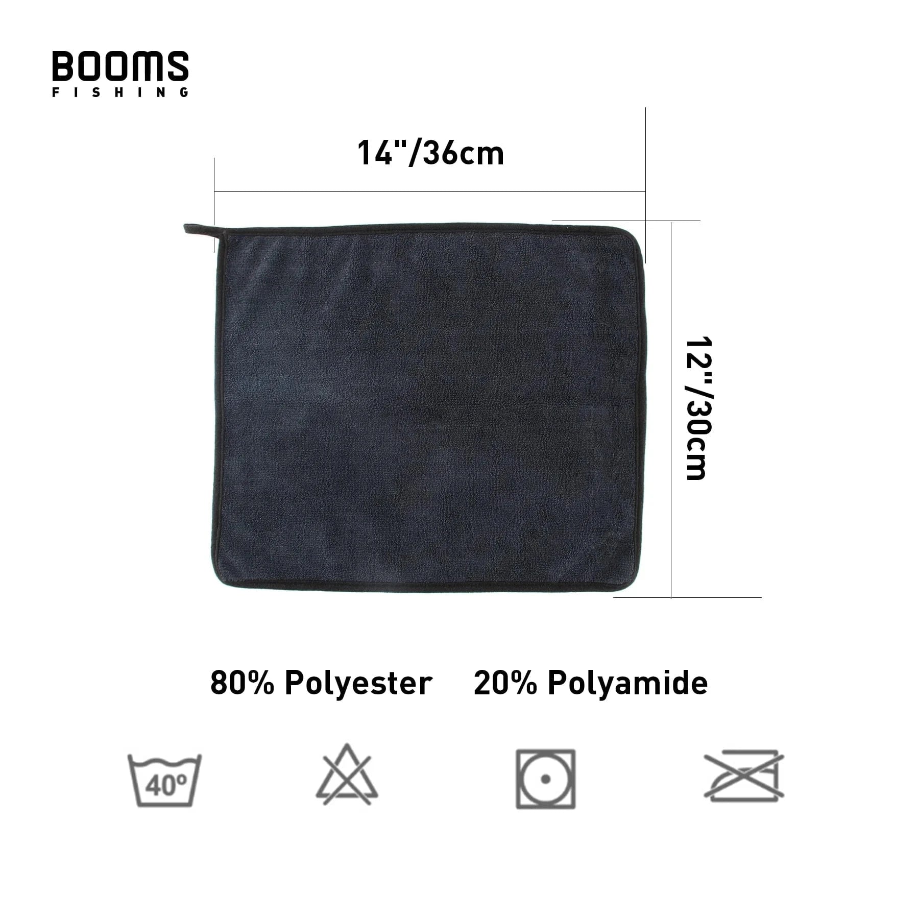 China China Booms Fishing 3 PCS Fishing Towel Non-stick Absorbent Fishing Clothing Wipe Hands Soft Towel Fishing Accessories Equipment